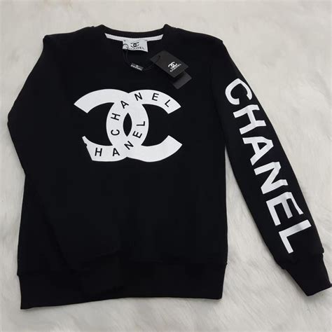 chanel monogram sweater|Chanel logo sweatshirt.